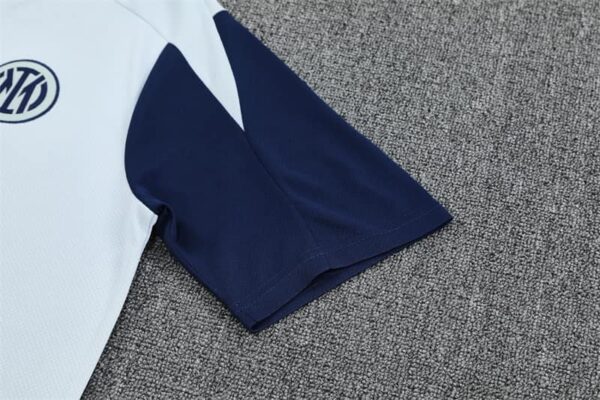 Inter Milan 2025-26 Light Grey Short Sleeve Training Kit - Image 6