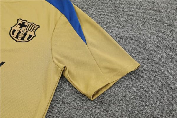 Barcelona 2024-25 Gold Short Sleeve Training Kit - Image 6