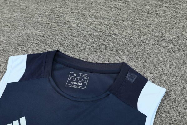 Real Madrid 2024-25 Navy Orange Vest Training Kit - Image 6