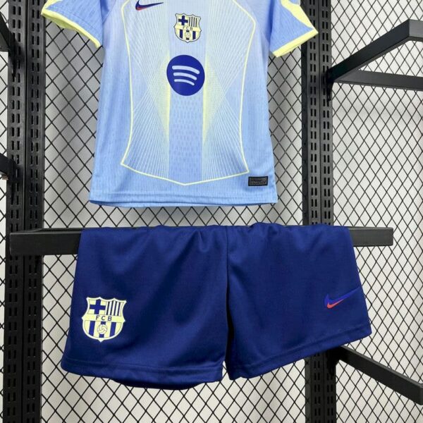 Barcelona 2025-26 Blue Special Edition Kids Kit - Image 6