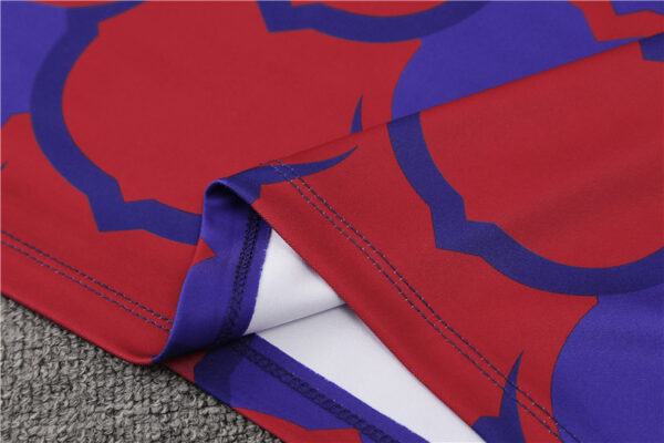 Barcelona 2024-25 Red Blue (Camo Edition) Half Zip Long Sleeve Training Kit - Image 6