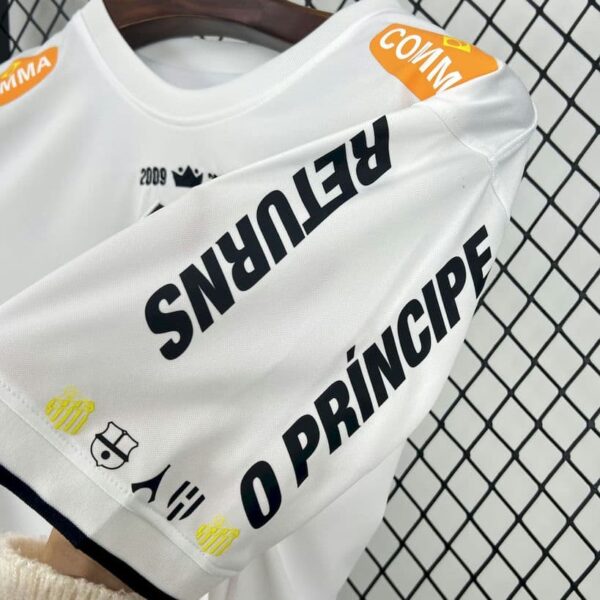 Santos 2008-09 White Special Edition Retro Jersey - Image 6