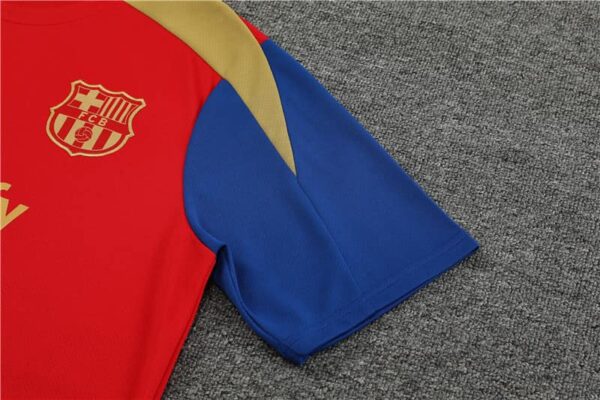 Barcelona 2024-25 Red Short Sleeve Training Kit - Image 6
