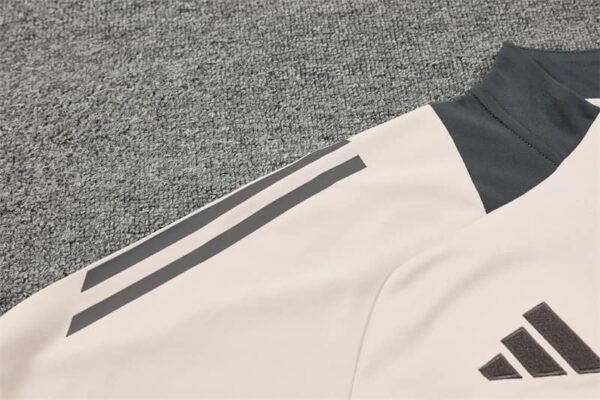 Real Madrid 2024-25 Apricot Half Zip Long Sleeve Training Kit - Image 6