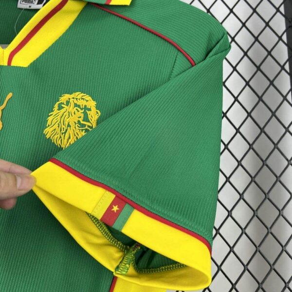 Cameroon 1998-99 Home Retro Jersey - Image 6