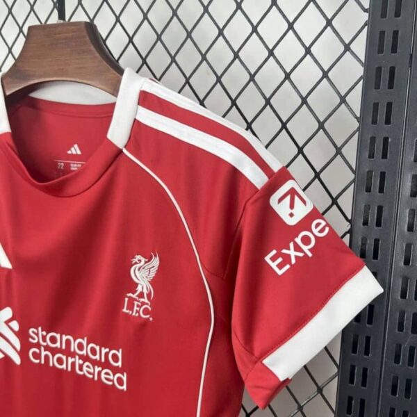 Liverpool 2025-26 Home Kids Kit - Image 6
