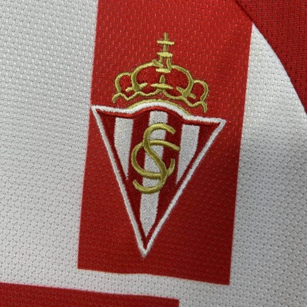 Sporting Gijon 2008-09 Home Retro Jersey - Image 6