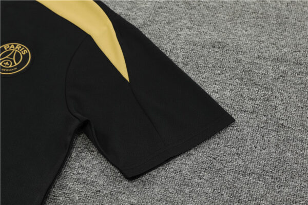 PSG 2024-25 Black Gold Short Sleeve Training Kit - Image 6