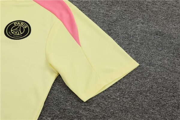 PSG 2024-25 Light Yellow Short Sleeve Training Kit - Image 6