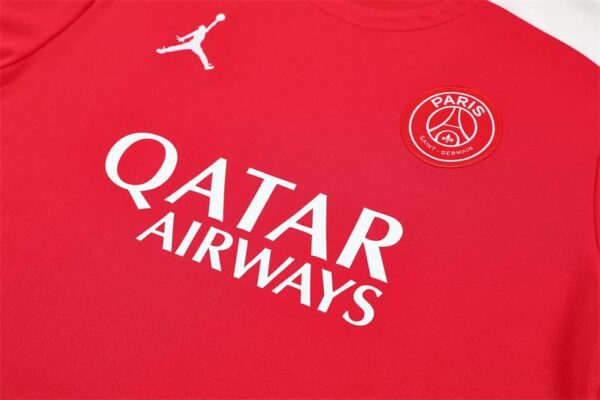 PSG Jordan 2025-26 Red Short Sleeve Training Kit - Image 7