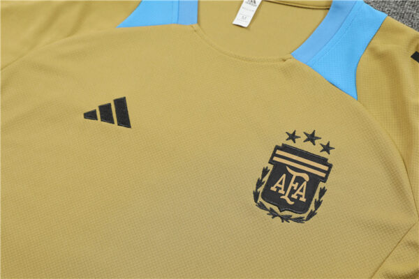 Argentina 2024-25 Gold Short Sleeve Training Kit - Image 7
