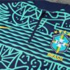 Brazil 2024-25 Turquoise Blue (Camo Edition) Half Zip Long Sleeve Training Kit - Image 7