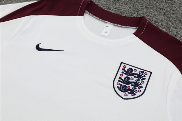 England 2024-25 White Short Sleeve Training Kit - Image 7