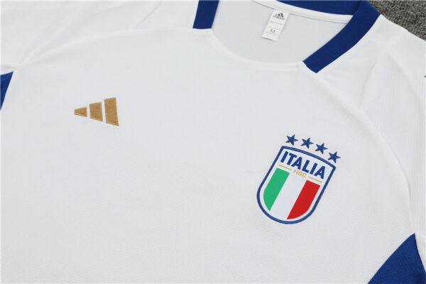 Italy 2024-25 White Short Sleeve Training Kit - Image 7