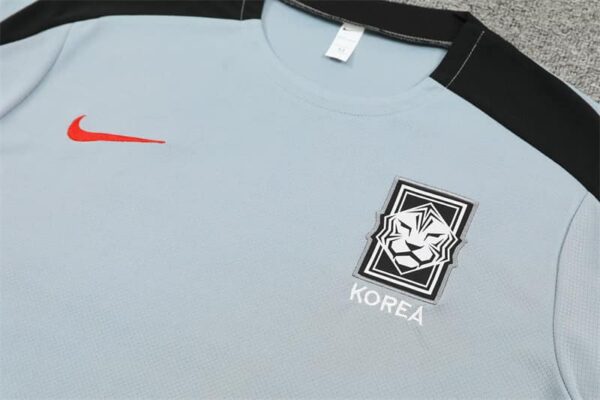 Korea 2024-25 Grey Short Sleeve Training Kit - Image 7