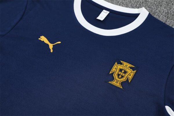 Portugal 2025-26 Royal Blue Short Sleeve Training Kit - Image 7