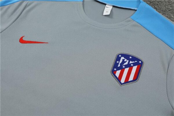 Atletico Madrid 2024-25 Grey Short Sleeve Training Kit - Image 7