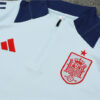 Spain 2024-25 Light Blue Half Zip Long Sleeve Training Kit - Image 7