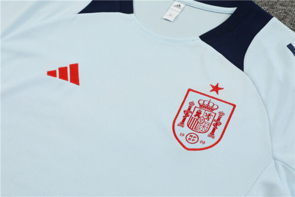 Spain 2024-25 Light Blue Short Sleeve Training Kit - Image 7