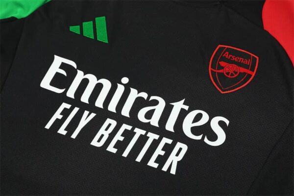 Arsenal 2024-25 Black Short Sleeve Training Kit - Image 7