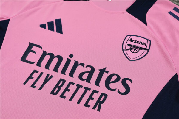 Arsenal 2024-25 Pink Short Sleeve Training Kit - Image 7