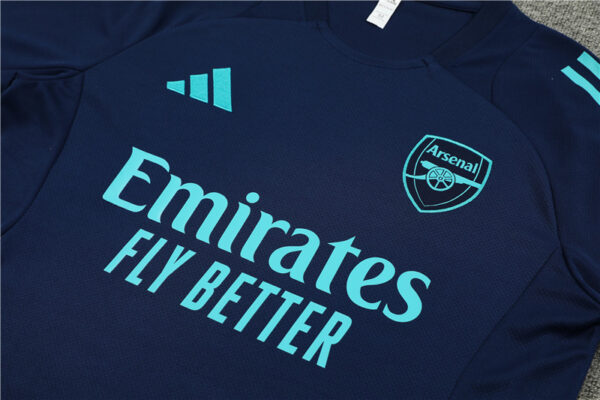 Arsenal 2024-25 Royal Blue Short Sleeve Training Kit - Image 7