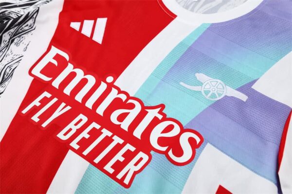 Arsenal 2024-25 White (Camo Edition) Short Sleeve Training Kit - Image 7