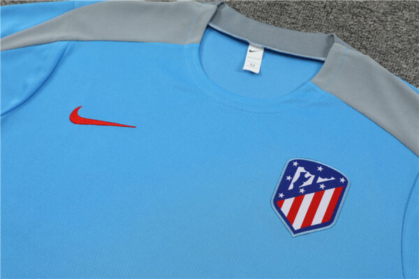 Atletico Madrid 2024-25 Light Blue Short Sleeve Training Kit - Image 7