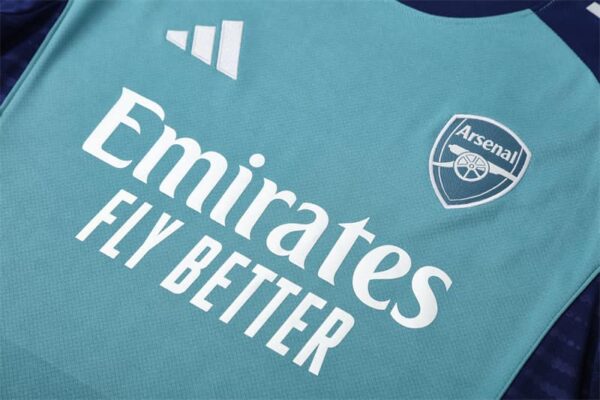 Arsenal 2025-26 Green Short Sleeve Training Kit - Image 7