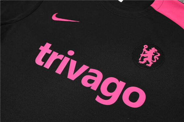 Chelsea 2024-25 Black Short Sleeve Training Kit - Image 7