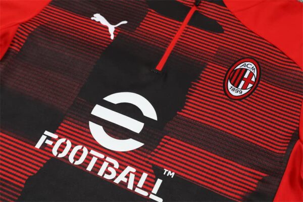 AC Milan 2024-25 Red (Camo Edition) Half Zip Long Sleeve Training Kit - Image 7