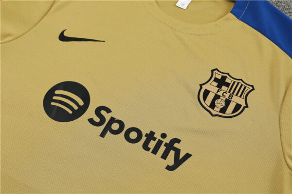 Barcelona 2024-25 Gold Short Sleeve Training Kit - Image 7