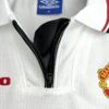 Manchester United 1998-99 White Retro Jersey - Image 7