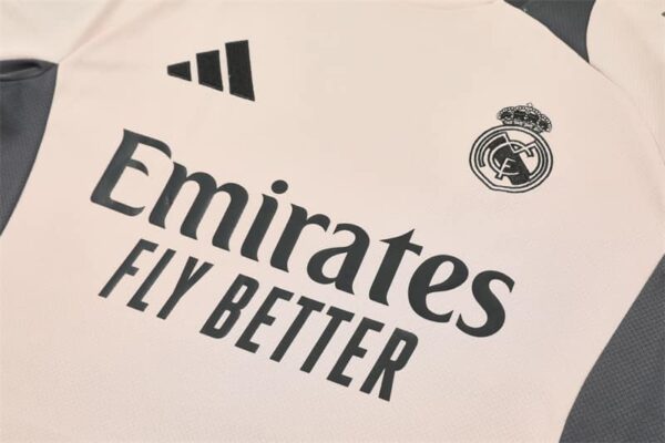 Real Madrid 2024-25 Apricot Short Sleeve Training Kit - Image 7