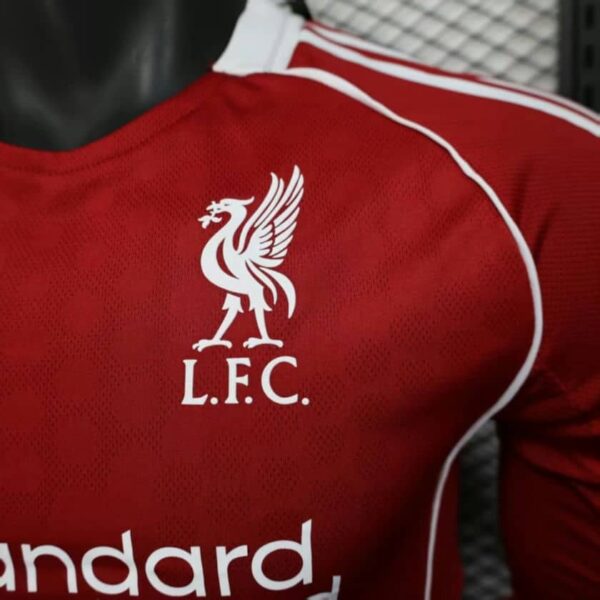 Liverpool 2025-26 Home Long Sleeve Jersey Player Version - Image 7