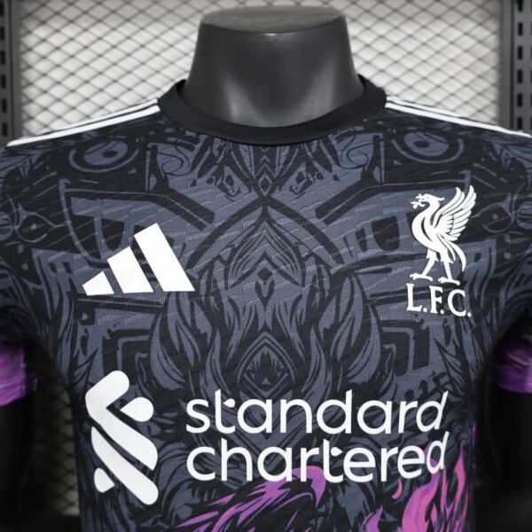Liverpool 2025-26 Purple Flame Phoenix Special Edition Jersey Player Version - Image 7