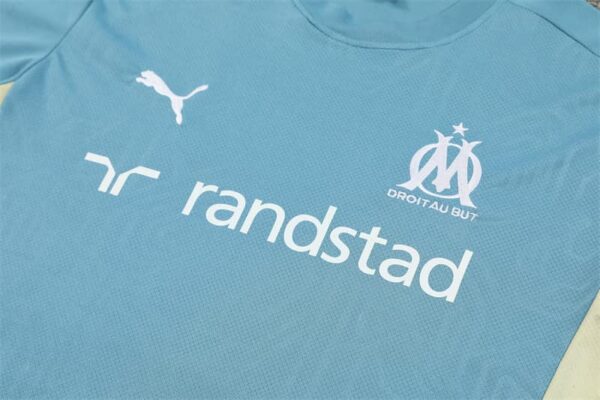 Marseille 2024-25 Lake Green Short Sleeve Training Kit - Image 7