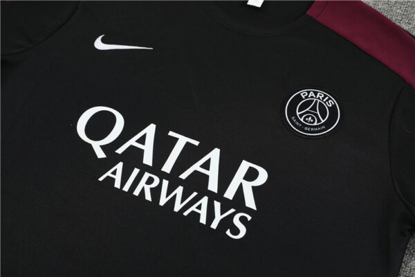 PSG 2024-25 Black Short Sleeve Training Kit - Image 7