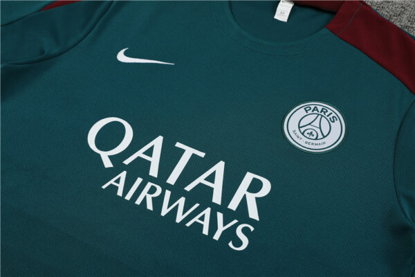 PSG 2024-25 Green Short Sleeve Training Kit - Image 7
