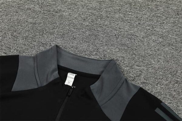 Algeria 2024-25 Black Half Zip Long Sleeve Training Kit - Image 8