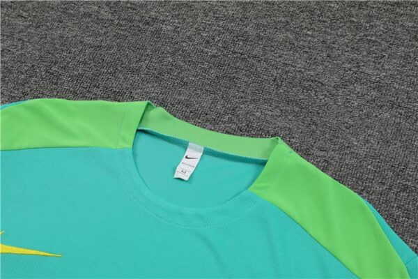 Brazil 2024-25 Green Short Sleeve Training Kit - Image 8
