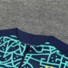 Brazil 2024-25 Turquoise Blue (Camo Edition) Half Zip Long Sleeve Training Kit - Image 8