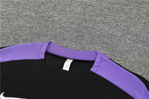 England 2024-25 Black Short Sleeve Training Kit - Image 8