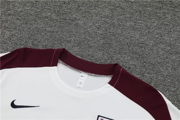 England 2024-25 White Short Sleeve Training Kit - Image 8