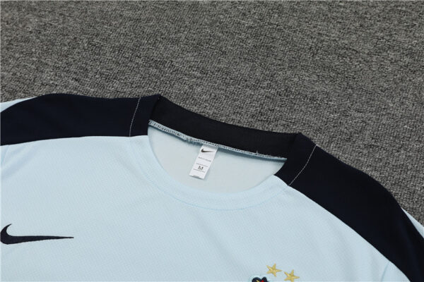 France 2024-25 Light Blue Short Sleeve Training Kit - Image 8
