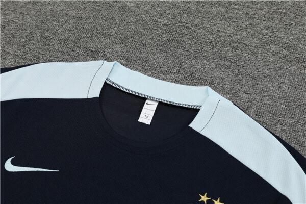 France 2024-25 Royal Blue Short Sleeve Training Kit - Image 8