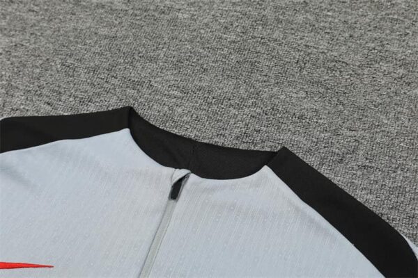 Korea 2024-25 Light Grey Half Zip Long Sleeve Training Kit - Image 8