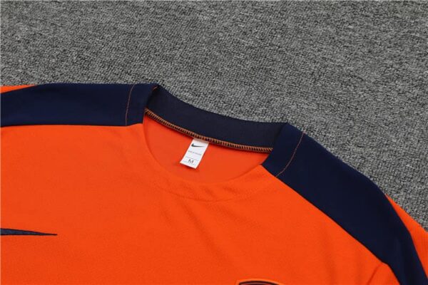 Netherlands 2024-25 Orange Short Sleeve Training Kit - Image 8
