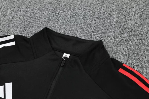 Ajax 2025-26 Black Half Zip Long Sleeve Training Kit - Image 8