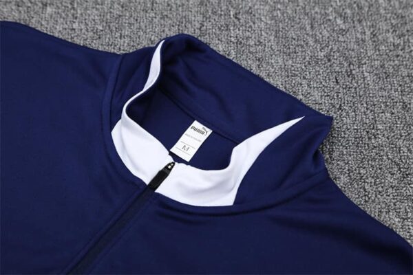 Portugal 2025-26 Royal Blue Half Zip Long Sleeve Training Kit - Image 8
